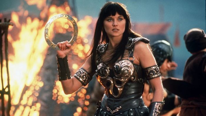 Lucy Lawless jako wojownicza księżniczka Xena